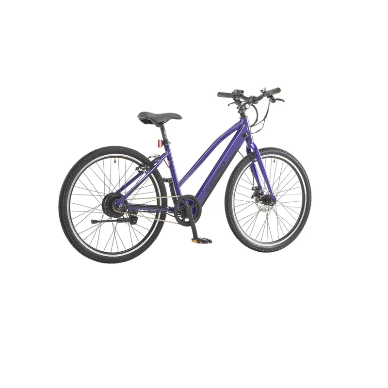 Lectro Adventurer 26 Inch Wheel Electric Bike Purple Single Gear -1